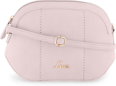 

Lavie Women Evening/Party Pink Leatherette Sling Bag