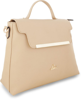 

Lavie Women Evening/Party Beige Leatherette Sling Bag