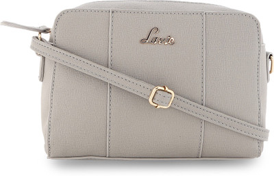 

Lavie Women Evening/Party Grey Leatherette Sling Bag