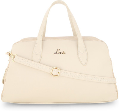 

Lavie Women Evening/Party, Formal Beige Leatherette Hand-held Bag