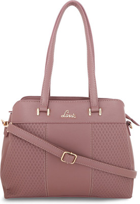 

Lavie Women Evening/Party Pink Leatherette Sling Bag