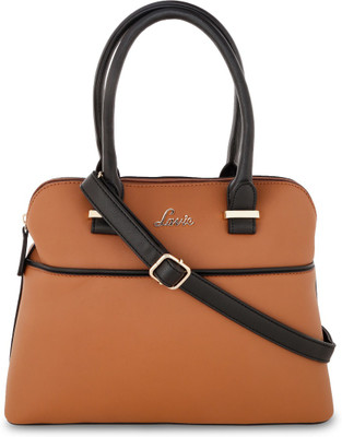 

Lavie Women Casual Brown, Black Leatherette Shoulder Bag, Black;brown
