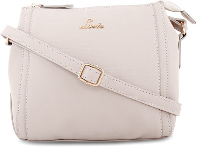 

Lavie Women Evening/Party White Leatherette Sling Bag