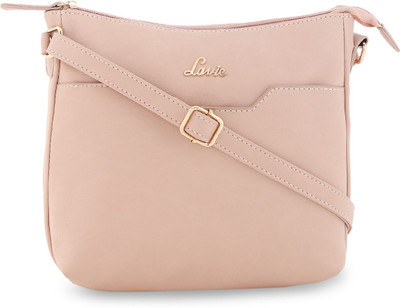 

Lavie Women Evening/Party Beige Leatherette Sling Bag