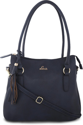 

Lavie Women Evening/Party Blue Leatherette Sling Bag