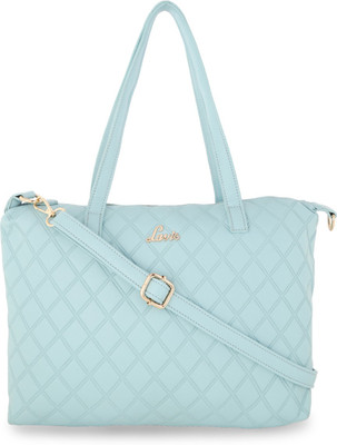 

Lavie Women Evening/Party Blue Leatherette Hand-held Bag