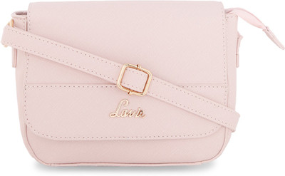 

Lavie Women Casual Pink Leatherette Sling Bag