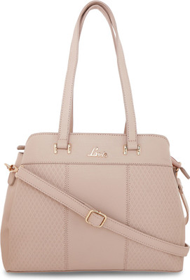 

Lavie Women Evening/Party Beige Leatherette Shoulder Bag