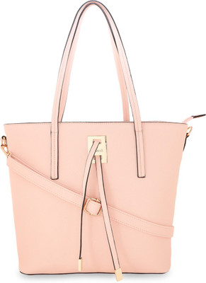 

Lavie Women Evening/Party Pink Leatherette Hand-held Bag