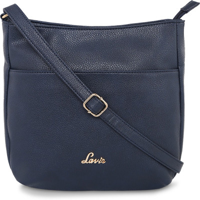

Lavie Women Formal Blue Leatherette Sling Bag