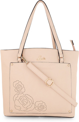 

Lavie Women Casual Pink Leatherette Hand-held Bag