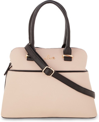 

Lavie Women Evening/Party Beige Leatherette Hand-held Bag