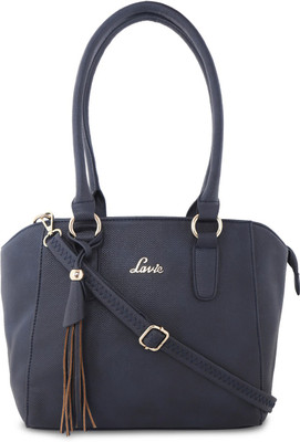

Lavie Women Evening/Party Blue Leatherette Shoulder Bag