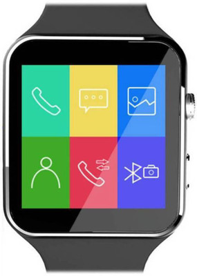 

Aayatouch Black Smartwatch with SIM card, memory card slot, Bluetooth and Fitness Tracker Smartwatch (Black Strap Regular) Smartwatch(Black Strap Regular)