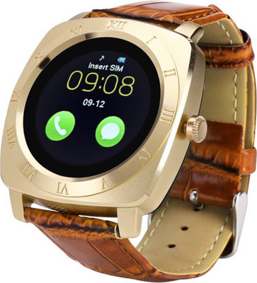 

ALONZO X3 Stylish Bluetooth Smartwatch Brown Smartwatch(Brown Strap Free Size)