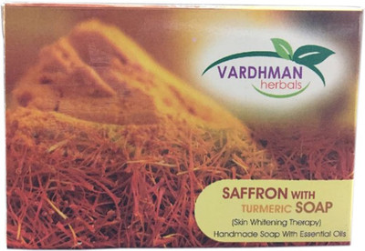 

VARDHMAN HERBALS Saffron with Turmeric Soap(150 g)