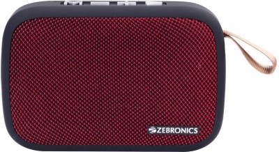 ZEBRONICS ZEB Delight Bluetooth Speaker(Red, Mono Channel)