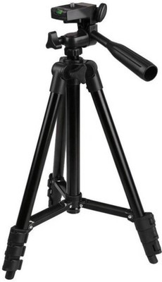 

JMO27Deals Professional Tripod 3120 - Universal Tripod Portable & Foldable Camera - Mobile Tripod With Mobile Clip Holder Bracket Tripod(Black, Supports Up to 500 g)