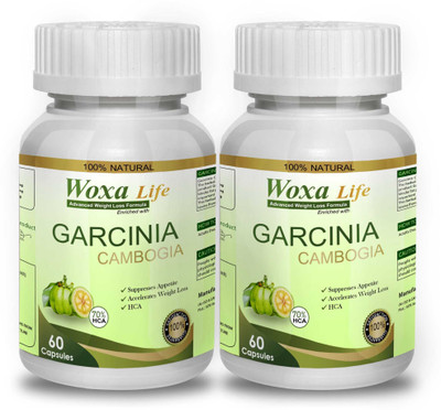 

woxa life 100% natural and herbal Garcinia Cambogia extract contains 70% HCA- 60 Capsules(650 mg)