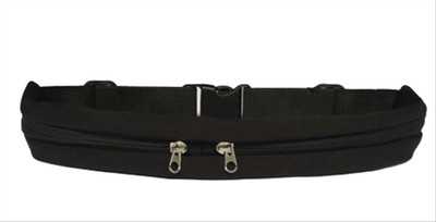 

KEIR Nylon Waist Pack Men Women Fashion Multifunction Fanny Pack Bum Bags Hip Money Belt Travel For Mobile Phone Bag Unisex waist pouch(Black)