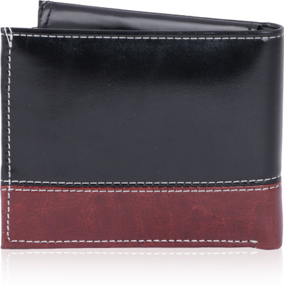 

inne Men Casual Black, Maroon Genuine Leather Wallet(6 Card Slots)