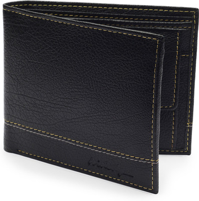 

Hidedge Men Casual Black Artificial Leather Wallet(6 Card Slots)
