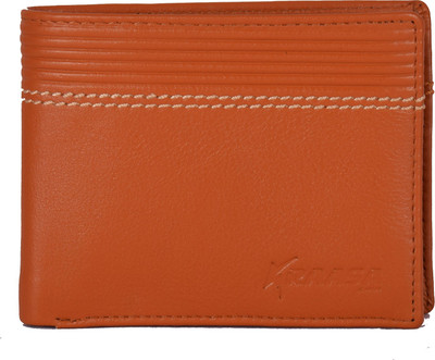 

Kraasa Men Casual Tan Genuine Leather Wallet(6 Card Slots)