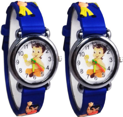 

Crysta Fashion Chota Bheem Kids Watch (Crysta Fashion) (Also best for Birthday gift and return gift for kids) Pack of 2, Watch - For Boys