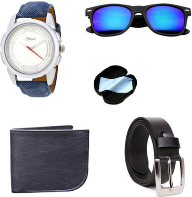 

Oxcia Analog Watch Combo(Blue)