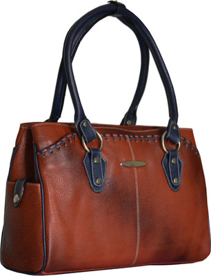 

GenWayne Ladies Leather Hand Bag Shoulder Bag(Beige, 12 inch)