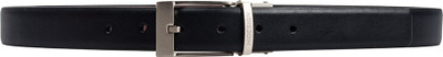 

Hidesign Men Casual Black Genuine Leather Belt, Black tan