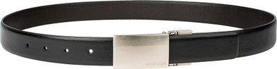 

Hidesign Men Casual Black Genuine Leather Belt, Black brown
