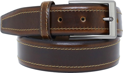 

ZAZ Men Formal Brown Genuine Leather Belt