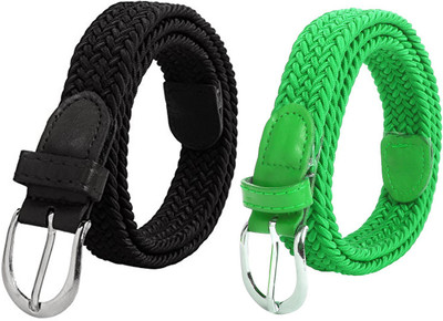 

styles creation Women Casual, Formal Black, Green Canvas, Nylon Belt