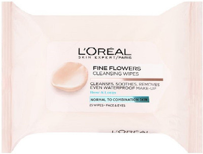 

L'Oreal Paris Fine Flowers Normal to Combination Cleansing Wipes(181 g)