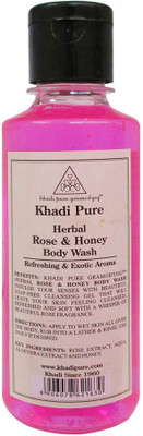 

Khadi Pure Herbal Rose & Honey Body Wash(210 ml)