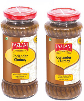 

Fazlani Foods Ready To Eat Pack of 2 Coriander Chutney Paste(300 g)