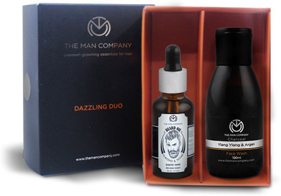 

The Man Company Dazzling Duo set for men (Beard oil and face wash)(Set of 2)