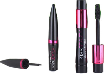 

Kiss Beauty mascara and eyeliner combo(Set of 2)