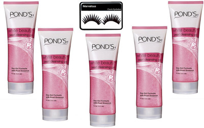 

Marvalous eyelashes , pond's white beauty pearl cleansing gel (Set of 5)(Set of 6)