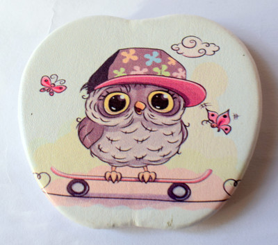 

oramsa Multicolor Printed Designer Compact Mirror - Dual Mirror, (Normal and 3x Magnification)