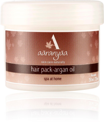 

Aaranyaa Hair Pack - Argan Oil SPA at home Argan Oil Sulfate Free Treatment for Dry & Damaged Hair with Ashwagandha Amla Bhringraj Shikakai(250 ml)