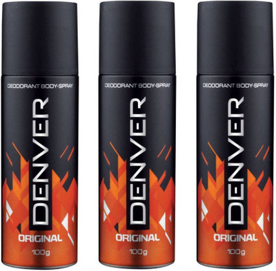 

Denver ORIGENAL Body Spray - For Men(495 ml, Pack of 3)
