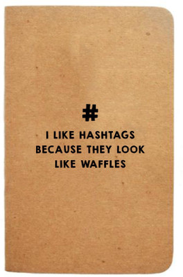 

The Art People A6 Notebook(HASHTAGS A6 RULED NOTEBOOK, Brown)
