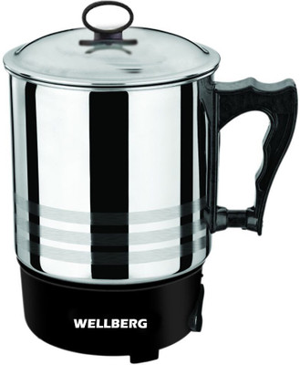 

Wellberg Tea , Soup , Coffee & MULTI -MAKER Electric Kettle(1.3 L, Silver)