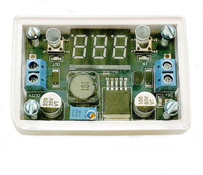 

TCS LM2596 DC-DC 4.0~40V to 1.25-37V Adjustable Voltage Regulator With LED Voltmeter DC-DC 2A + Acrylic shell Electronic Components Electronic Hobby Kit