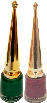 

tanvi27 POWER LASTING EYE LINER 10 ml(GREEN & PURPLE)