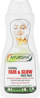 

AYURSHA HERBAL PRODUCTS Fair and Glow Face Pack(100 g)