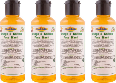 

Khadi India Santosh (Pack Of 4) Orange & Saffron Face Wash (210 ml Each) Face Wash(210 ml)
