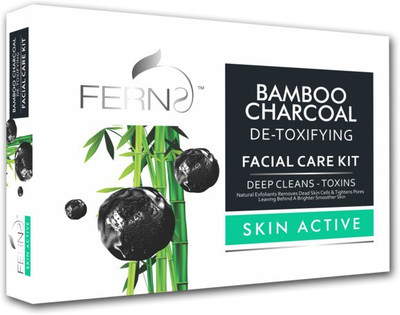 

Ferns Bamboo Charcoal De -Toxifying Facial Kit 260 g(Set of 5)